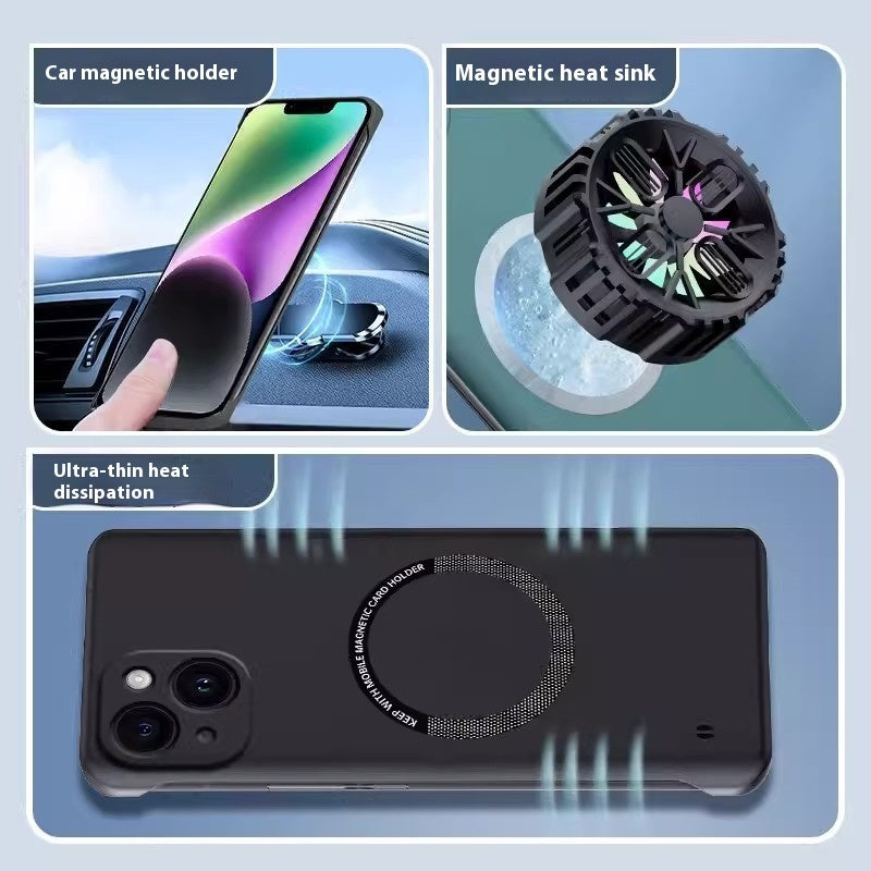 16 Frosted Frameless Magnetic Magsafe Phone Case Ultra-thin PC Protective Case 16 Frosted Frameless Magnetic Magsafe Phone Case Ultra-thin PC Protective Case